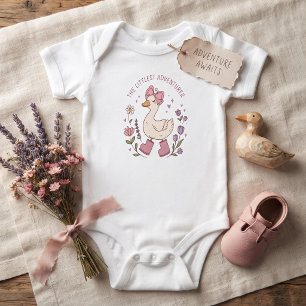 Het Kleinste Avontuurster Cute Eend Baby Rompertje