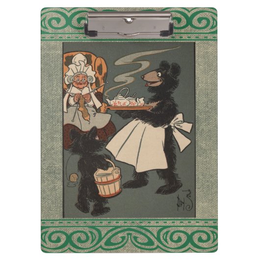 Het klembord met drie Beren (Voorkant)