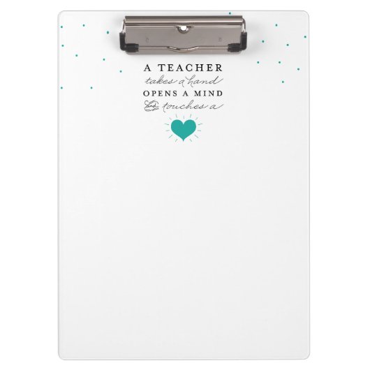 Het klembord van de leraar (Voorkant)