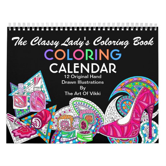 Het kleurboek van Classy Ladys | Kleur van deze fl Kalender (Hoes)