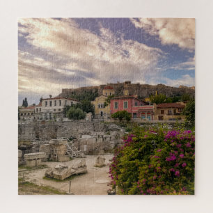 Het Kleurrijke Athene Legpuzzel