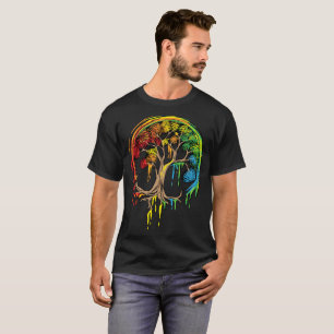Het kleurrijke boomleven is echt een goed Shirt va