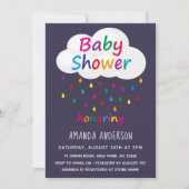 Het kleurrijke Boy Baby shower Kaart (Voorkant)