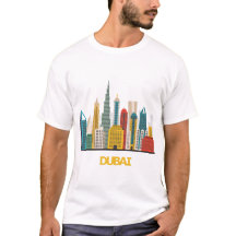 het kleurrijke Dubai cartoon landschap