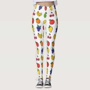 Het kleurrijke Gemengde Patroon van het Fruit Leggings