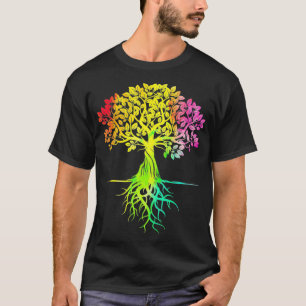 Het kleurrijke leven is echt goed , unieke boom A T-shirt