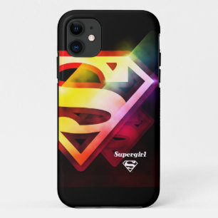 Het Kleurrijke Logo van Supergirl iPhone 11 Hoesje
