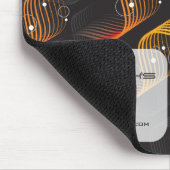 Het kleurrijke Moderne Art. van de Abstracte Draai Muismat (Hoek)