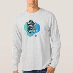 Het Kleurrijke Vleugelige Roofdier T-shirt met Lan