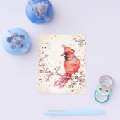 Het kleurrijke vogelontwerp | Art Lover Gift Flyer (Enkel)