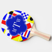 Het kleurrijke ZeevaartSignaal markeert Koninklijk Tafeltennisbatje (Zijkant)