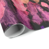 Het kleurstofpatroon. Door de hand getrokken regen Cadeaupapier (Rol Hoek)