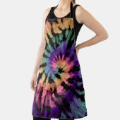 Het kleurstofpatroon. Door de hand getrokken regen Schort (Insitu)