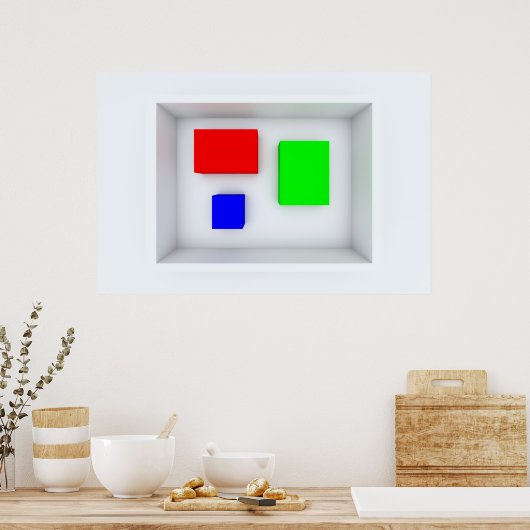 Het kleurvak poster (Keuken)