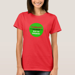 Het klimaat heeft geen grenzen - sparen Planet/Akt T-shirt