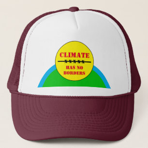 Het klimaat heeft geen grenzen - sparen Planet / n Trucker Pet