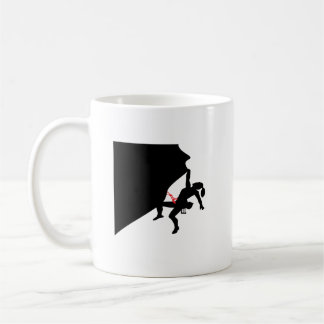 Het klimbergiertje Black Silhouette Koffiemok