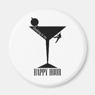 Het klimmen is mijn gelukkige uur magneet