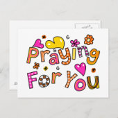 Het klinken voor u groet tekstuitdrukking briefkaart (Voorkant / Achterkant)