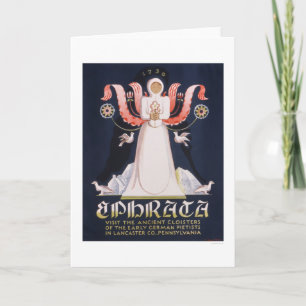 Het Klooster 1938 WPA van Ephrata Kaart