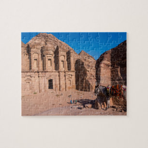Het klooster in Petra Legpuzzel