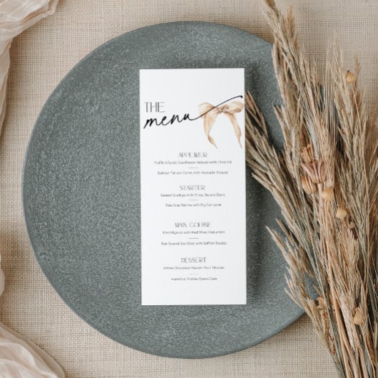 Het knopen van de knoop Vrijgezellenfeest Menu neu