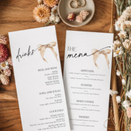 Het knopen van de knoop Vrijgezellenfeest Menu neu