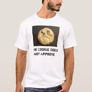 Het koekje keurt niet goed t-shirt