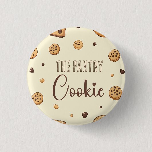 Het koekje van de pantry ronde button 3,2 cm (Voorkant)