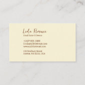 Het koekje van de pantry visitekaartje (Achterkant)