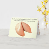 Het Koekje van het fortuin versus de Cake van de Kaart (Gele Bloem)