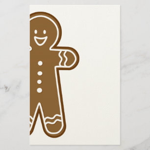 Het koekje van het Man van de peperkoek Briefpapier