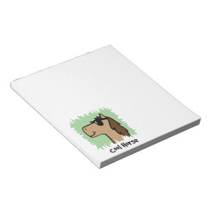 Het Koele Paard die van de Kunst van de Klem van Notitieblok