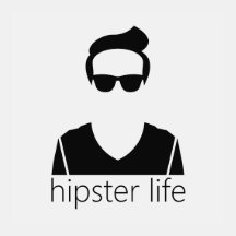 Het koele Pictogram van het Leven Hipster Youtube Icoon