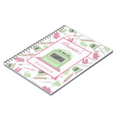 Het kokende Notitieboekje van het Recept van het Notitieboek (Linkerzijde)