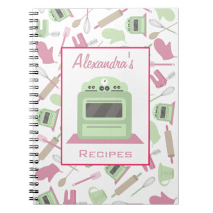 Het kokende Notitieboekje van het Recept van het Notitieboek
