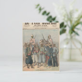 Het koloniale leger briefkaart (Staand voorkant)