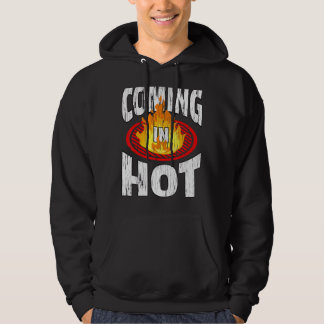 Het komen in Hete Verf Schil Noodsituatie Vuur Vla Hoodie