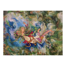 Het komende Poster voor de Perzische Kunst in de l