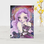 Het komende Storm - blanco kaart (Gele Bloem)