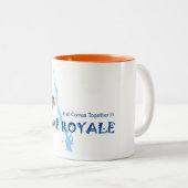 Het komt allemaal samen in het Royalmeer Tweekleurige Koffiemok (Voorkant rechts)