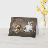 Het komt goed... We gaan dit samen aan Groet C Kaart (Gele Bloem)