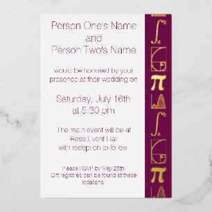 Het komt samen in Wine Folie Invitation Uitnodiging