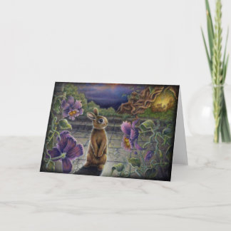 Het konijn droomt het Wenskaart van het Konijntje Kaart