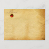 HET KONIJN ( Jonge Haas ) PAASEI MET BLOEMEN Feestdagenkaart (Achterkant)