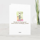 Het Konijn van de koffie Bedankkaart (Achterkant)