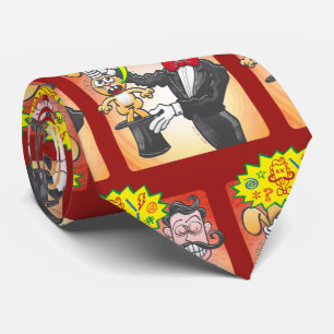 Het konijn van de magiër voelt zich boos en gezegd stropdas