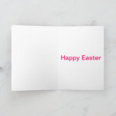 Het Konijn van Pasen Feestdagen Kaart (Binnen)