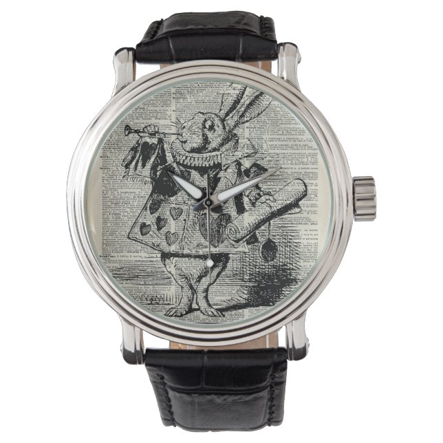 Het konijn Whitte Horloge (Voorkant)