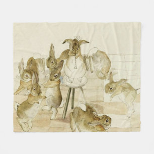 Het Konijnenkerstfeest van Beatrix Potter Fleece Deken